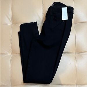 Paige Jeans NWT Womens Black Straight Leg
